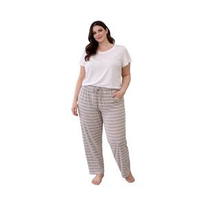 Honeydew Pajama Pants Women's‎ Lounge Pants Striped Drawstring Size L